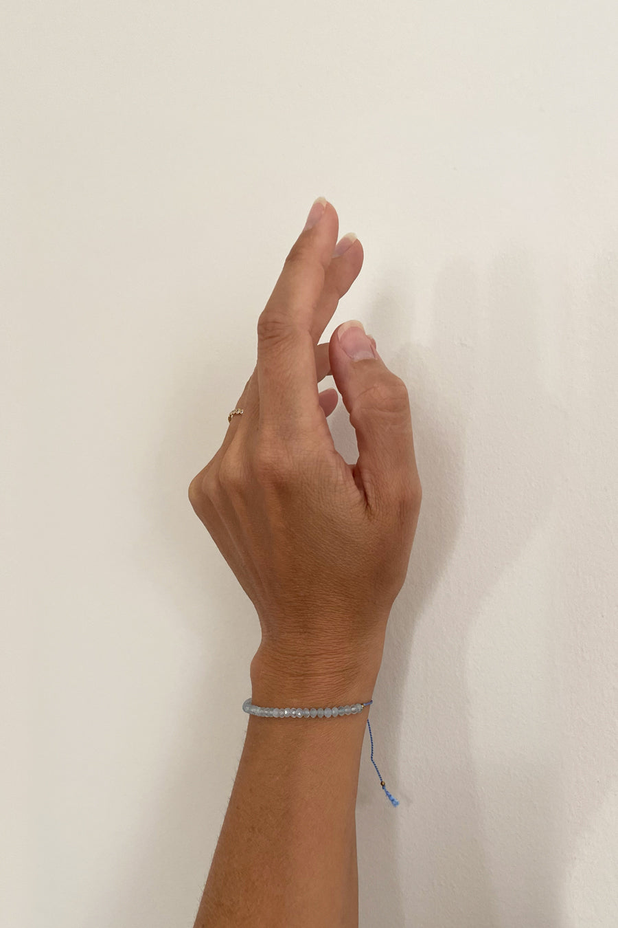 PRE-ORDER: Rabbit Rabbit Bracelet - Clarity + Luck - Aquamarine