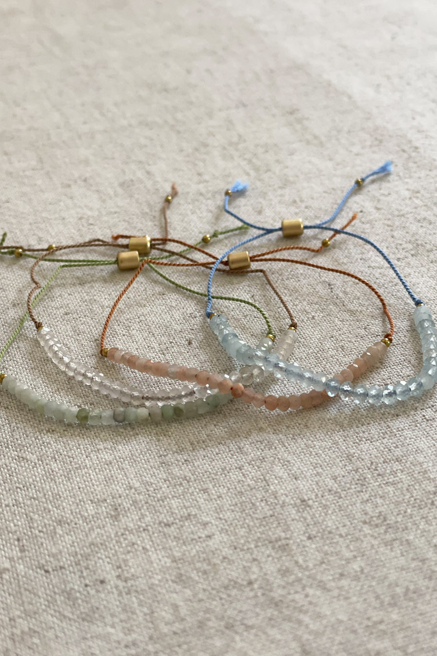 PRE-ORDER: Rabbit Rabbit Bracelet - Clarity + Luck - Aquamarine