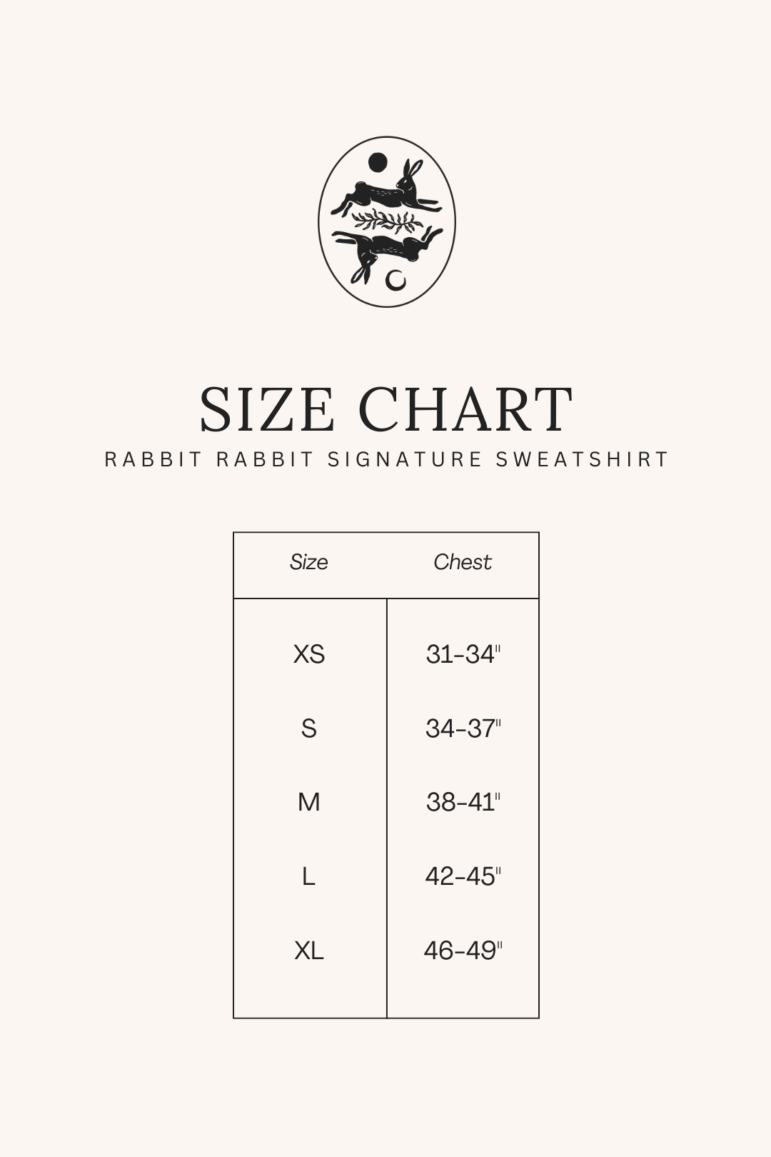 Rabbit Rabbit Signature Sweatshirt - Heather Dust (Unisex)