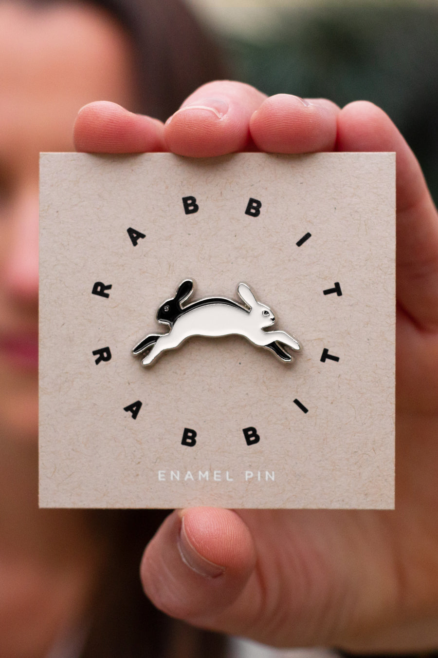 Rabbit Rabbit Enamel Pin – RABBIT RABBIT