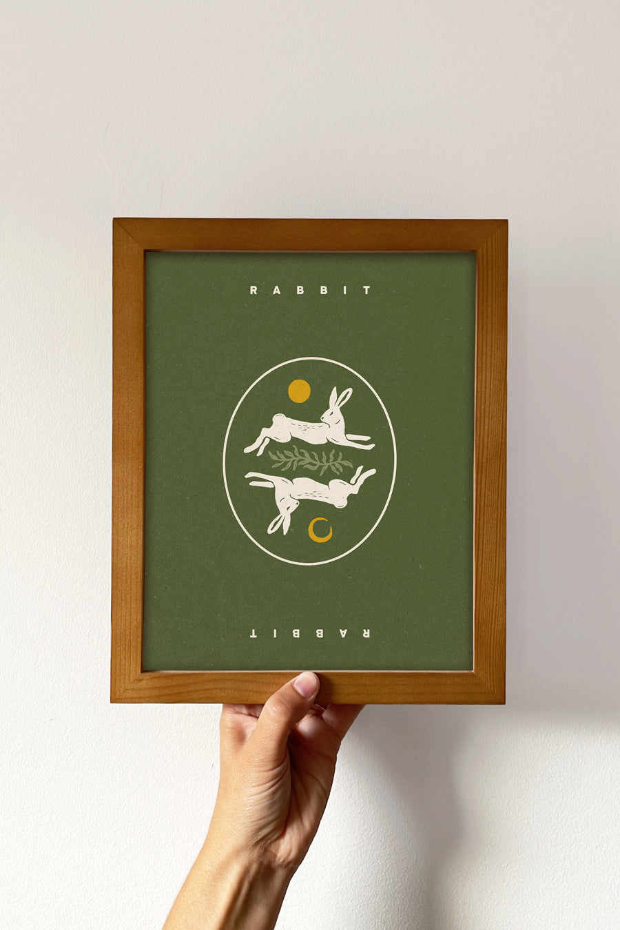 Harmonized Hares Print