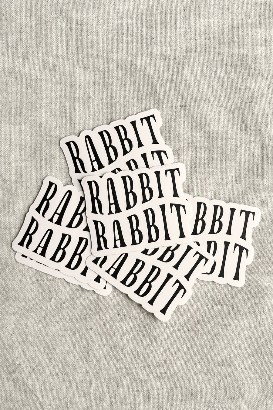 Sticker Quotes With Rabbit Rabbit Rabbit Sticker – RABBIT RABBIT